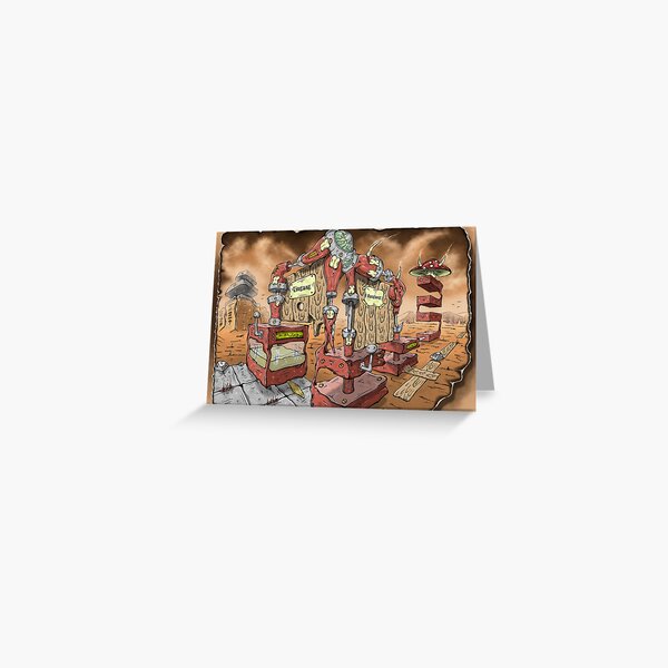 On off Greeting Card