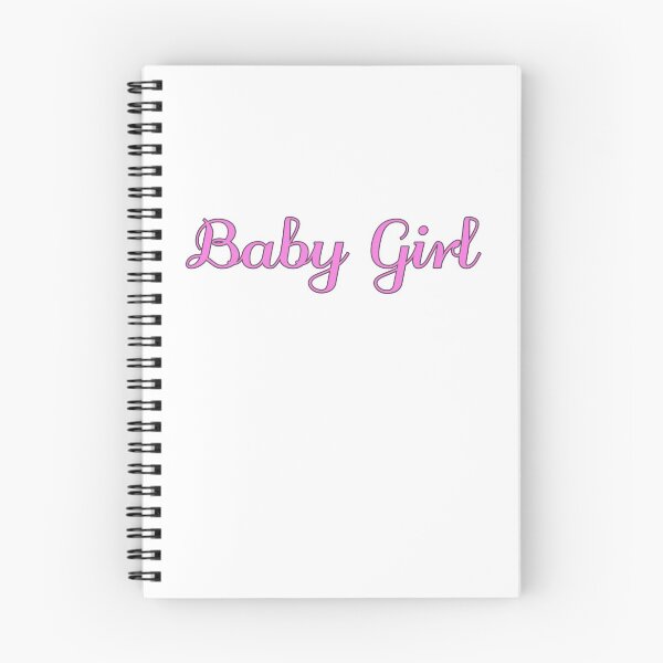 Item preview, Pink Baby Girl Cursive Text designed and sold by babyjoonie.