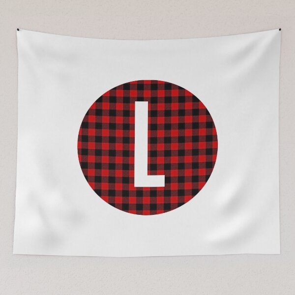 Item preview, Monogram letter L flannel design designed and sold by JustSeasons.