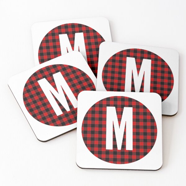 Item preview, Monogram letter M flannel design designed and sold by JustSeasons.