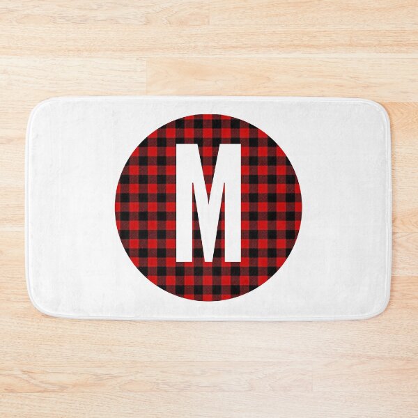 Item preview, Monogram letter M flannel design designed and sold by JustSeasons.
