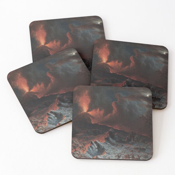 Item preview, Mount Vesuvius at Midnight (1868) By Albert Bierstadt  designed and sold by sunny-007.