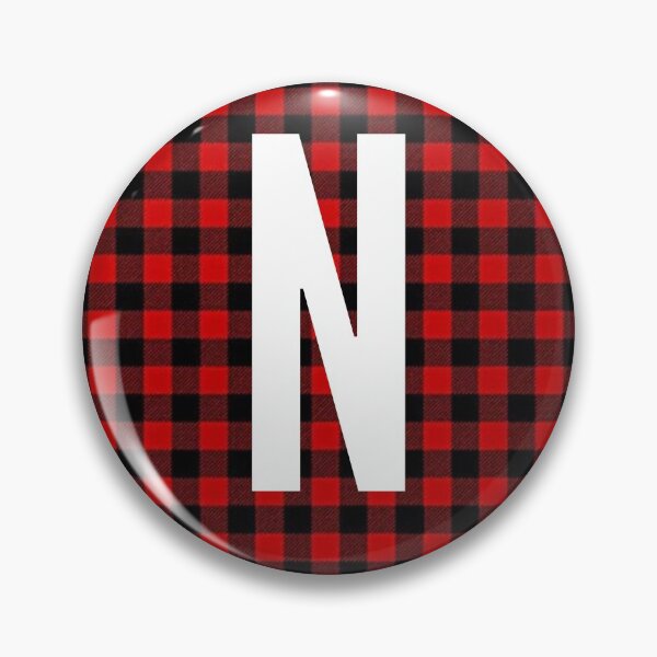 Item preview, Monogram letter N flannel design designed and sold by JustSeasons.