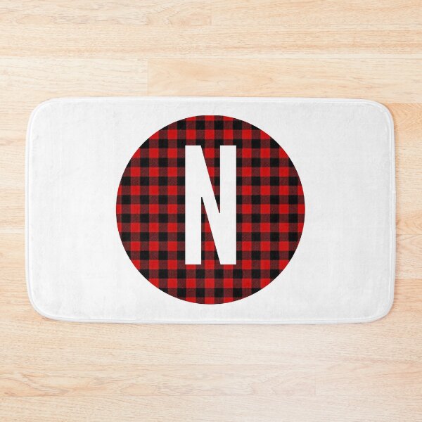 Item preview, Monogram letter N flannel design designed and sold by JustSeasons.