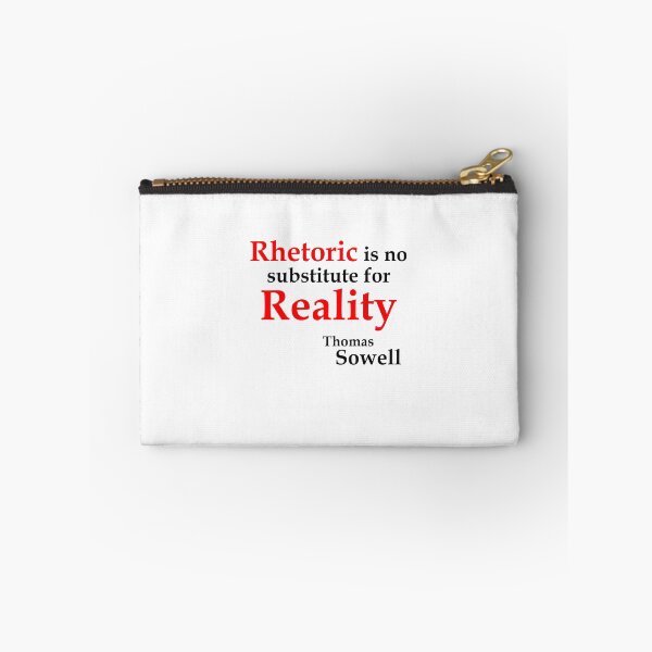 Item preview, Rhetoric is no substitute ... (WhiteT) designed and sold by OleKurmudgeon.