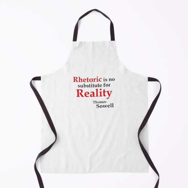 Item preview, Rhetoric is no substitute ... (WhiteT) designed and sold by OleKurmudgeon.
