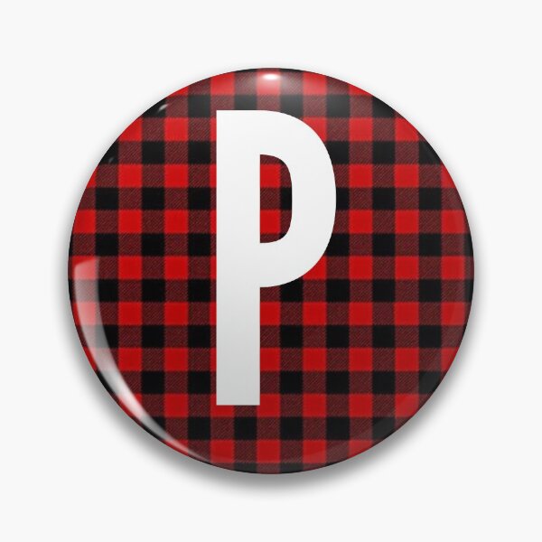 Item preview, Monogram letter P flannel design designed and sold by JustSeasons.