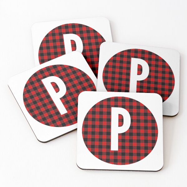 Item preview, Monogram letter P flannel design designed and sold by JustSeasons.
