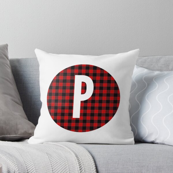Item preview, Monogram letter P flannel design designed and sold by JustSeasons.