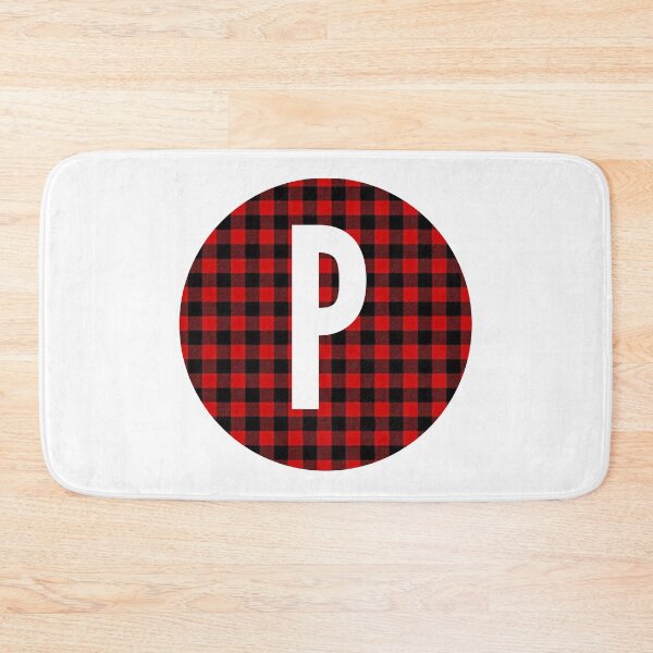 Item preview, Monogram letter P flannel design designed and sold by JustSeasons.