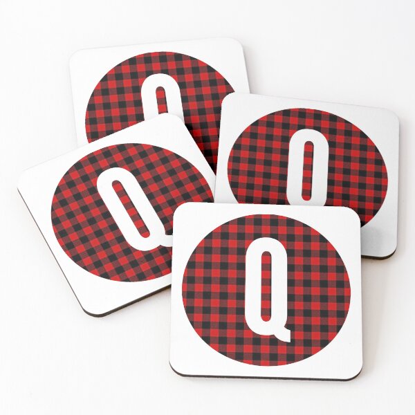 Item preview, Monogram letter Q flannel design designed and sold by JustSeasons.
