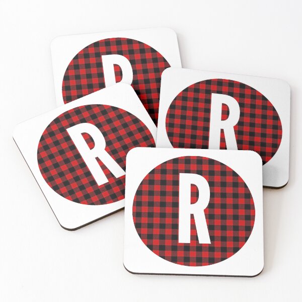 Item preview, Monogram letter R flannel design designed and sold by JustSeasons.