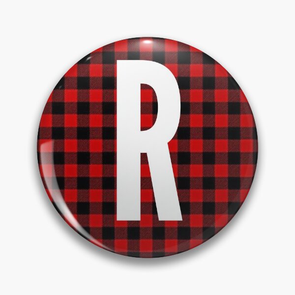 Item preview, Monogram letter R flannel design designed and sold by JustSeasons.