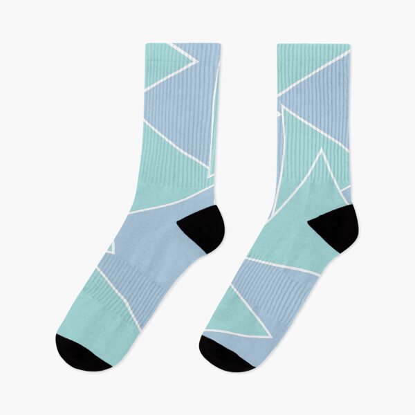 Item preview, Large Turquoise Triangle and blue background designed and sold by pastel-only.