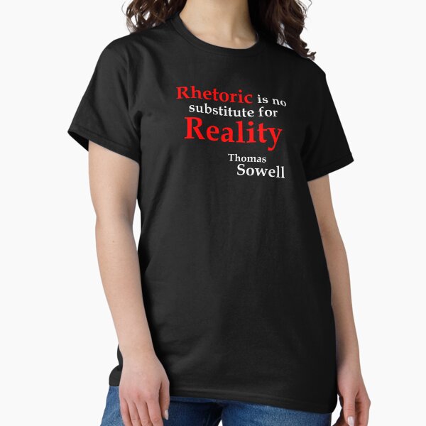 Item preview, Rhetoric is no substitute ... (BlackT) designed and sold by OleKurmudgeon.