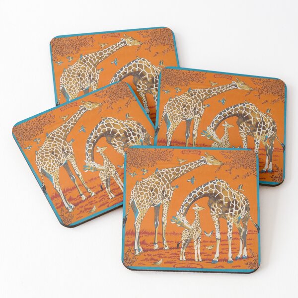 Item preview, Les Girafes-Giraffe Safari Animal Zoo Print designed and sold by Freestylist.