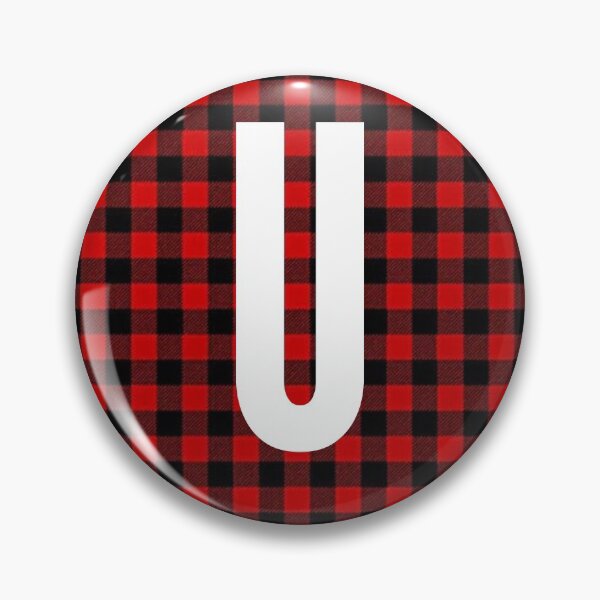 Item preview, Monogram letter U flannel design designed and sold by JustSeasons.