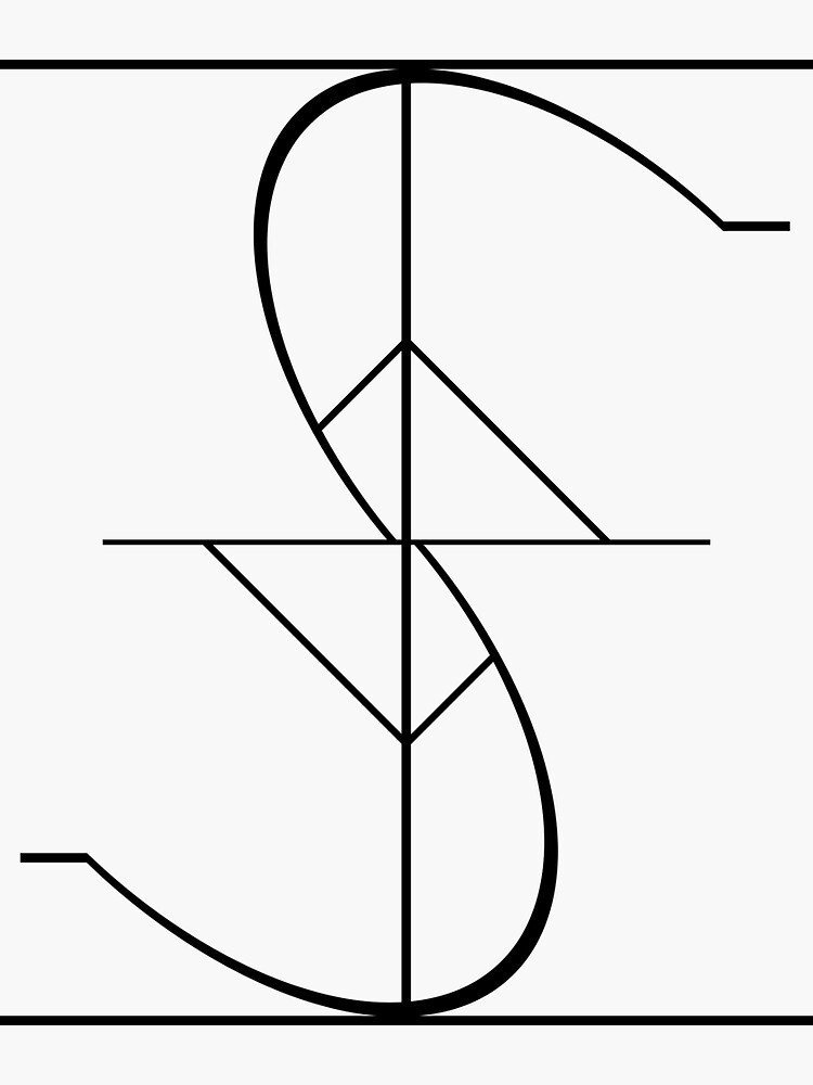 "Strength Sigil" Sticker by Juliette06 | Redbubble