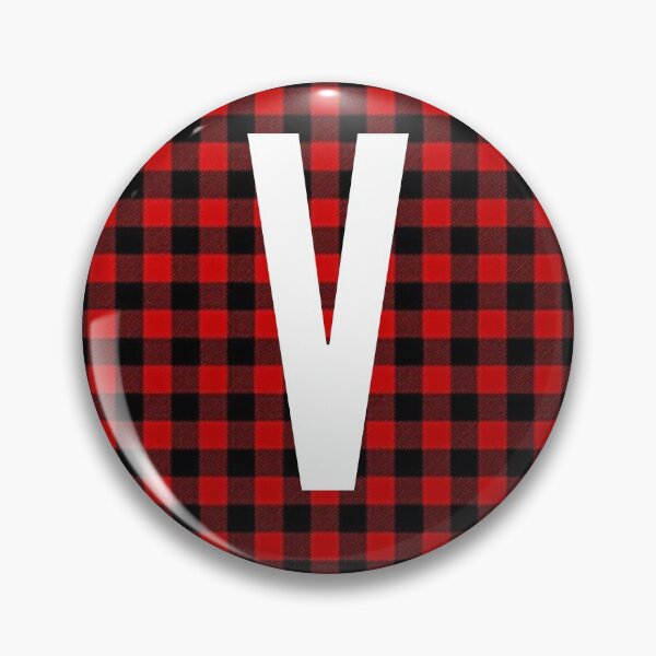 Item preview, Monogram letter V flannel design designed and sold by JustSeasons.