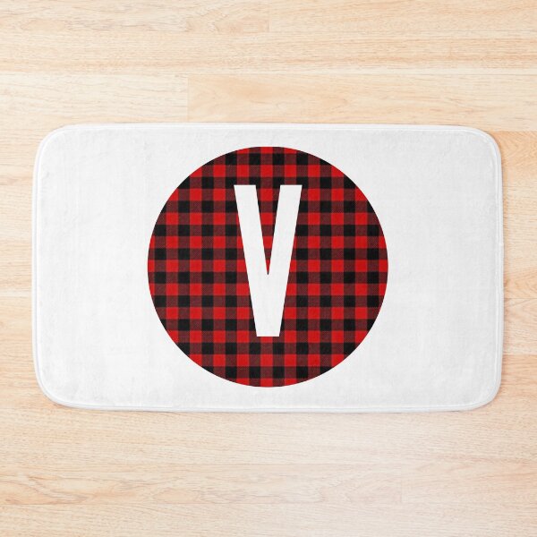 Item preview, Monogram letter V flannel design designed and sold by JustSeasons.