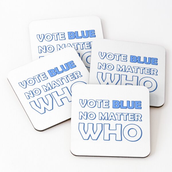 Item preview, Vote Blue No Matter Who designed and sold by bastecklein.