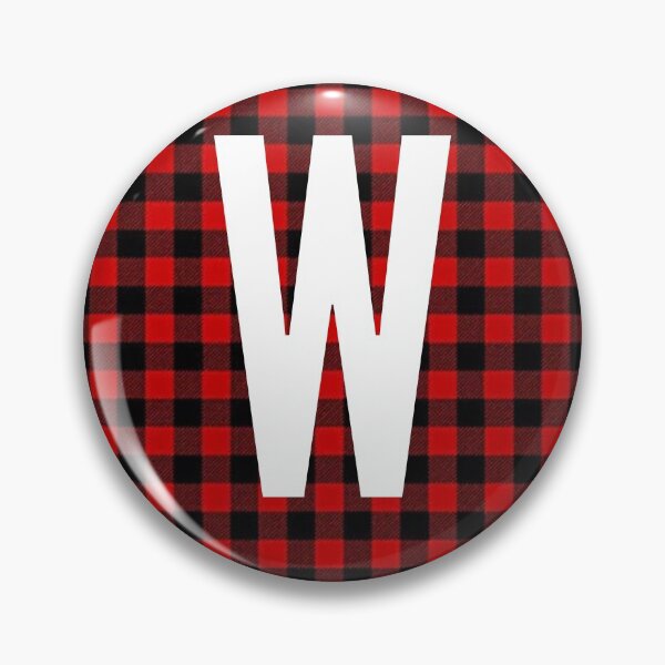 Item preview, Monogram letter W flannel design designed and sold by JustSeasons.