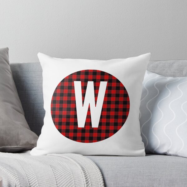 Item preview, Monogram letter W flannel design designed and sold by JustSeasons.