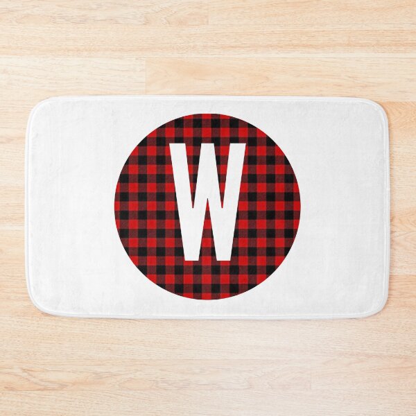 Item preview, Monogram letter W flannel design designed and sold by JustSeasons.