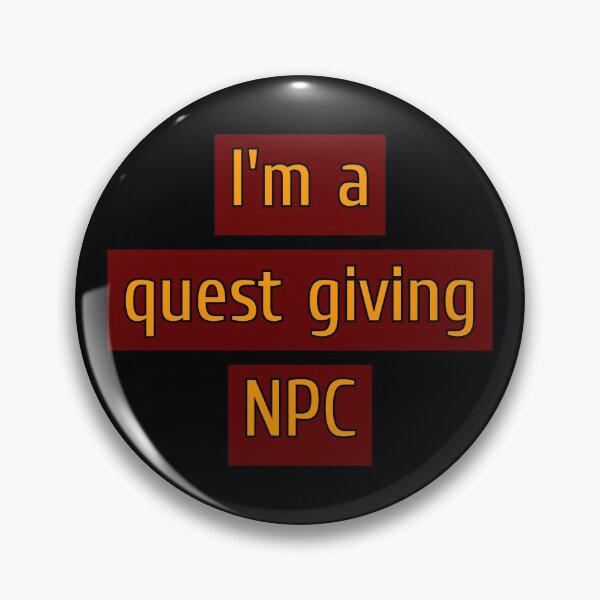 Item preview, I'm a quest giving NPC (gaming) designed and sold by GonzaloFreire.