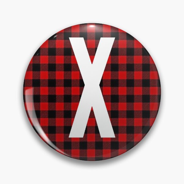 Item preview, Monogram letter X flannel design designed and sold by JustSeasons.