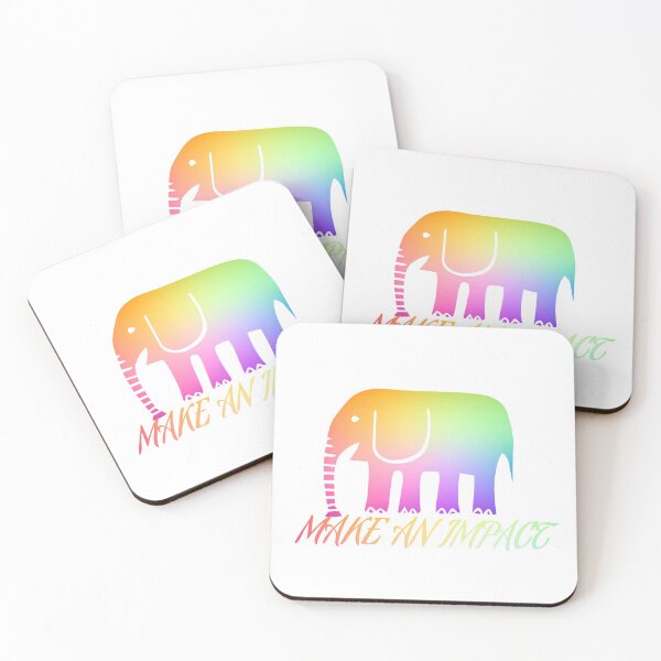 Item preview, Make An Impact Rainbow Elephant designed and sold by yurahbom.