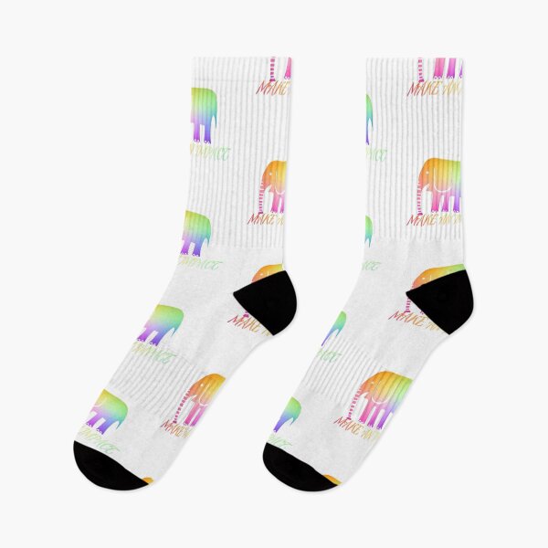 Item preview, Make An Impact Rainbow Elephant designed and sold by yurahbom.