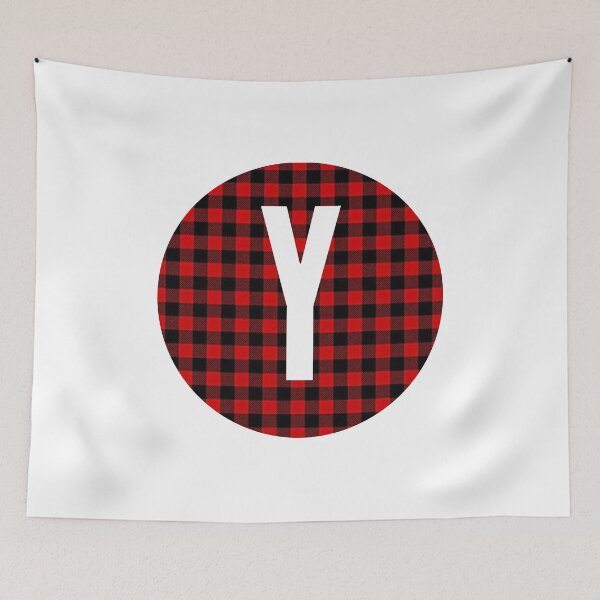 Item preview, Monogram letter Y flannel design designed and sold by JustSeasons.