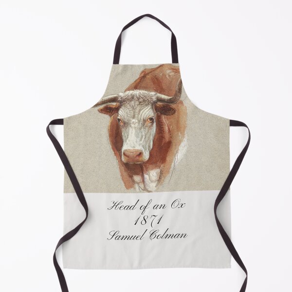 Item preview, Head Of An Ox 1874 Samuel Colman Painting Design designed and sold by EarthArtDesigns.