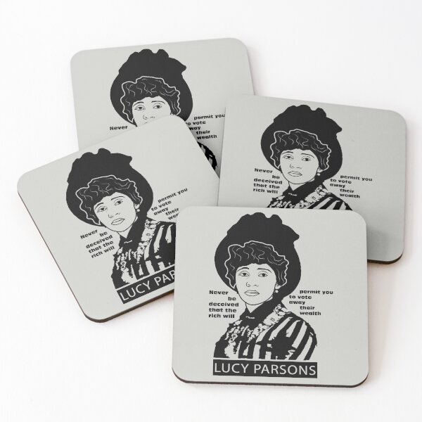 Item preview, Lucy Parsons Quote  designed and sold by fuzzynautilus.