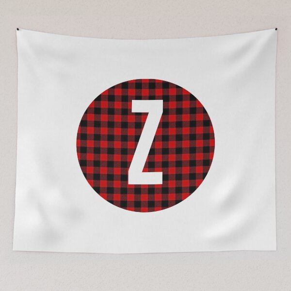 Item preview, Monogram letter Z flannel design designed and sold by JustSeasons.