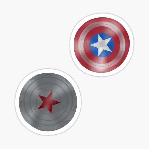 Oh Captain, My Captain America Shield 1.25 Enamel Pin Choice of Steve or  Bucky 