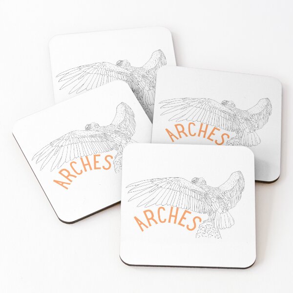 Artikelvorschau, Arches Truthahn Geier Park Logo entworfen und verkauft von TheWaterBirds.