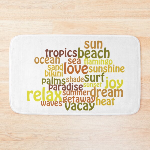Item preview, Summer Getaway Vibes Typography designed and sold by ViewerEqualsPhoton.