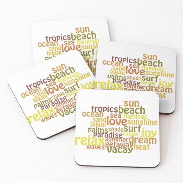 Item preview, Summer Getaway Vibes Typography designed and sold by ViewerEqualsPhoton.