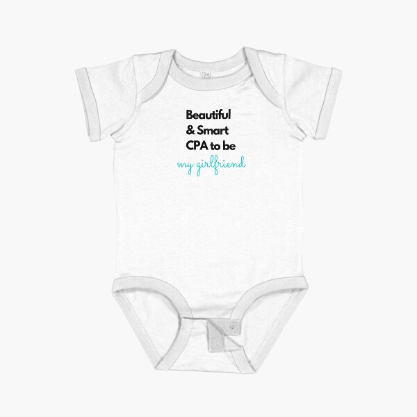 Item preview, Beautiful and smart CPA to be. My girlfriend. Stylish Text Design. designed and sold by Evartdesign.