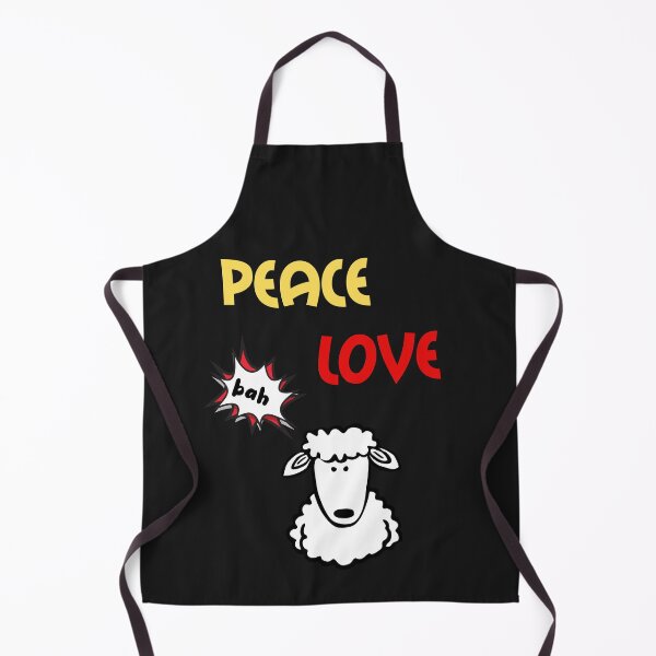 Item preview, Peace Love Sheep designed and sold by SportyDogShop.