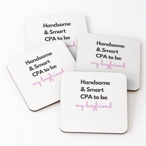 Item preview, Handosme and smart CPA to be. My boyfriend. Stylish Text Design. designed and sold by Evartdesign.