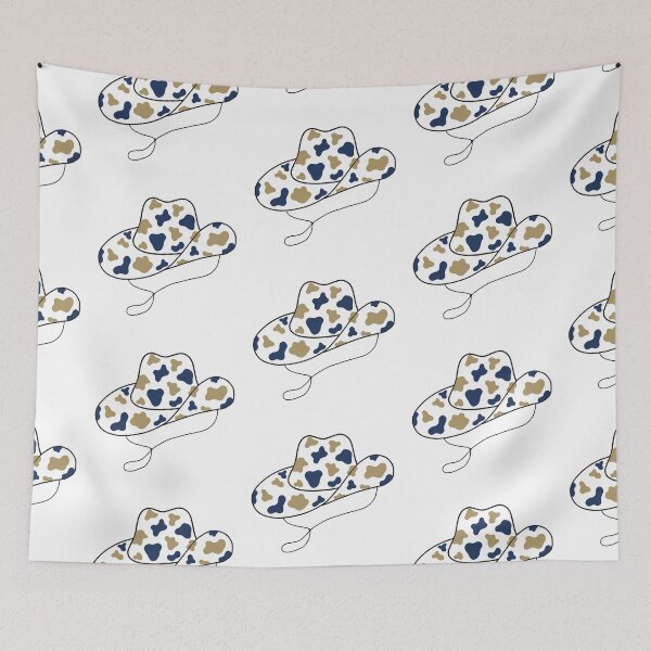 Item preview, Juniata College cowboy hat (white background)  designed and sold by lizashubaderov.
