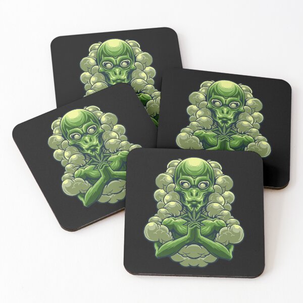 Item preview, Alien Smoking Marijuana  designed and sold by ozumdesigns.