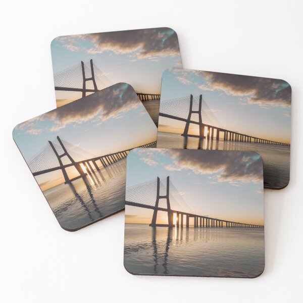 Item preview, Bridge with a sunrise behind designed and sold by souocare.