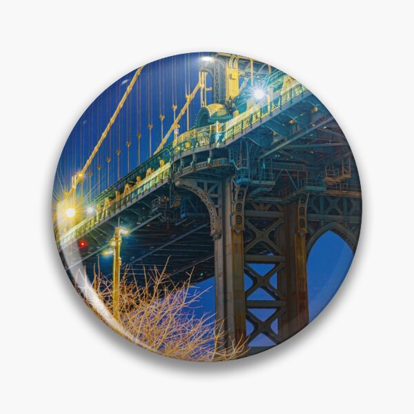 Item preview, Manhattan Bridge at Night designed and sold by Roselyn Shoko.