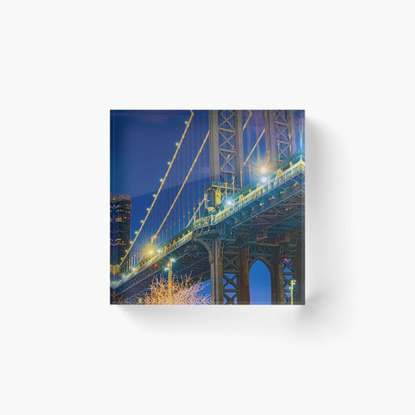 Item preview, Manhattan Bridge at Night designed and sold by Roselyn Shoko.