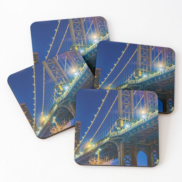 Item preview, Manhattan Bridge at Night designed and sold by Roselyn Shoko.