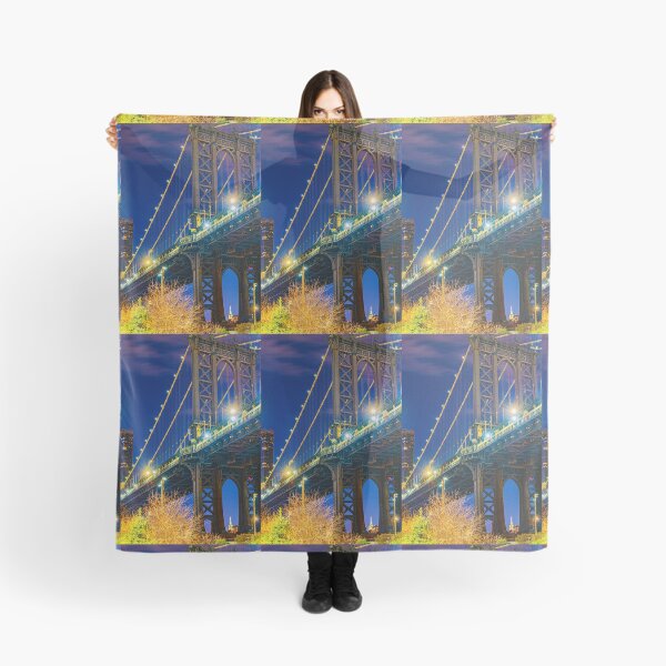 Item preview, Manhattan Bridge at Night designed and sold by Roselyn Shoko.